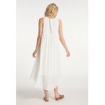 Women Plus sizes | usha FESTIVAL Summer Dress in White - NC43324