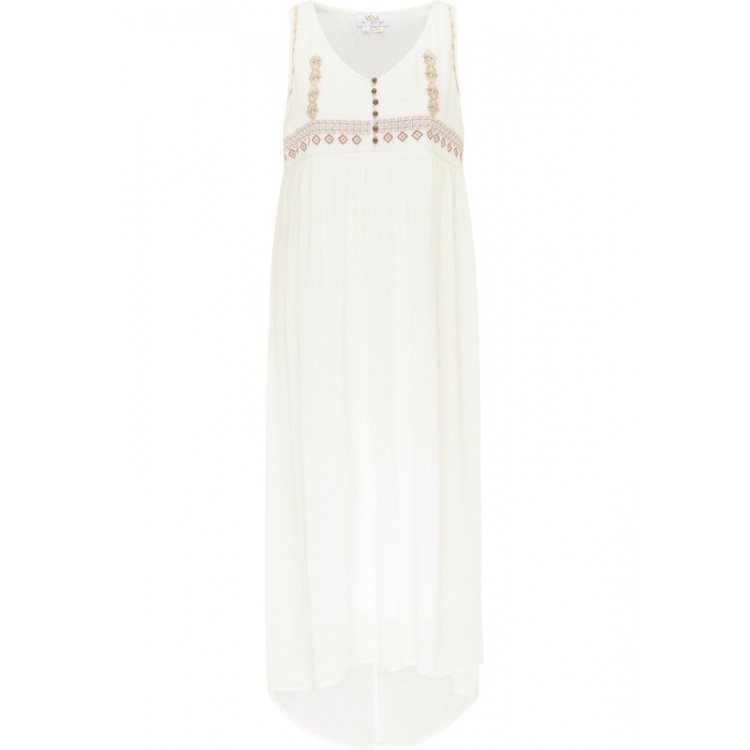 Women Plus sizes | usha FESTIVAL Summer Dress in White - NC43324