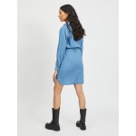 Women Plus sizes | VILA Shirt Dress 'Bista' in Blue - JC44643