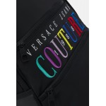 Versace Jeans Couture EMBROIDERED LOGO UNISEX - Rucksack - black