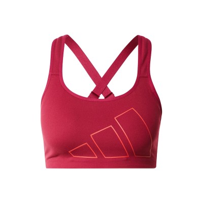 Women Sportswear | ADIDAS PERFORMANCE Sports Bra in Dark Red, Light Red - HE35490