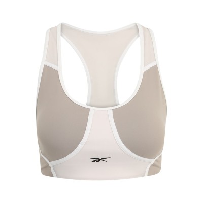 Women Sportswear | Reebok Sport Sports Bra in Cream, Beige - SG47512