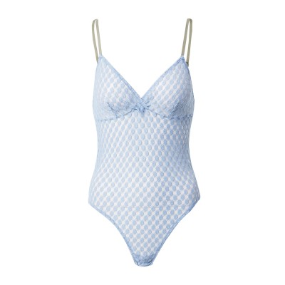 Women Underwear | BeckSöndergaard Bodysuit 'Tamila' in Pastel Blue - HW71961