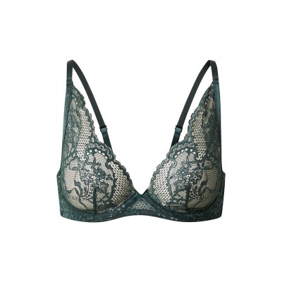 Women Underwear | Hunkemöller Bra 'Reeva' in Emerald - FQ61382