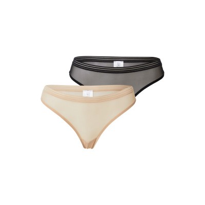 Women Underwear | LeGer by Lena Gercke Thong 'Catharina' in Black, Light Beige - PD18450