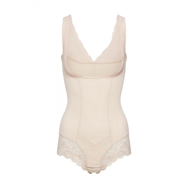 Women Underwear | MAGIC Bodyfashion Shaping Bodysuit 'Control Body' in Beige, White - YB39595