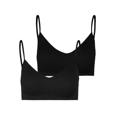 Women Underwear | PIECES Bra in Black - HS53509