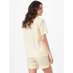 Women Underwear | SCHIESSER Short Pajama Set 'Pyjama Story' in Pastel Yellow, White - YA14409