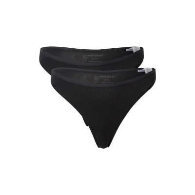 Women Underwear | SCHIESSER Thong in Black - WZ87938