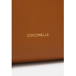 Coccinelle MARVIN MINI CROSSBODY BAG - Across body bag - caramel/camel