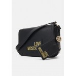 Love Moschino LOGO WEBBING STRAP CROSSBODY - Across body bag - nero/black