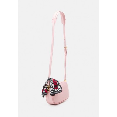Love Moschino SOFT CHARM SCARVED CAMERA BAG - Across body bag - rosa/light pink