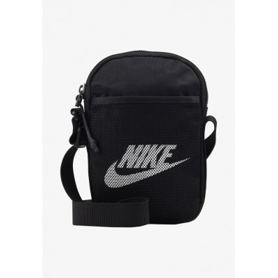 Nike Sportswear HERITAGE UNISEX - Across body bag - black/black/white/black