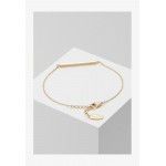 Orelia HORIZONTAL BAR CHAIN BRACELET - Bracelet - pale gold-coloured/gold-coloured