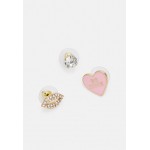 ALDO IMANI 3 PACK - Earrings - candy pink/clear on gold-coloured/pink