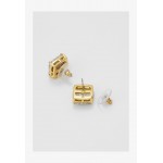 kate spade new york SMALL SQUARE STUDS - Earrings - silver-coloured/transparent