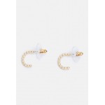 Lauren Ralph Lauren BEAD TRIO 3 PACK - Earrings - gold-coloured/white/gold-coloured