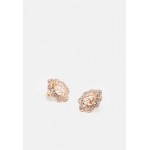 Marchesa PEAR BUTTON - Earrings - rose gold-coloured/silk/silver-coloured