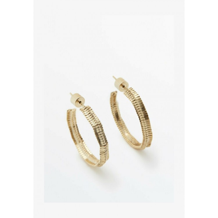 Massimo Dutti Earrings - gold coloured/gold-coloured