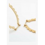 Massimo Dutti MIT BORTE - Earrings - gold/gold-coloured