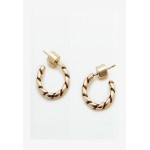 Massimo Dutti MIT EMAILLE - Earrings - brown