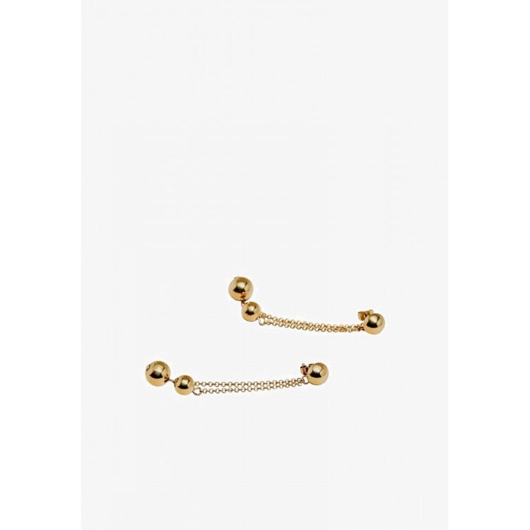 Massimo Dutti MIT KUGELN UND KETTE - Earrings - gold/gold-coloured