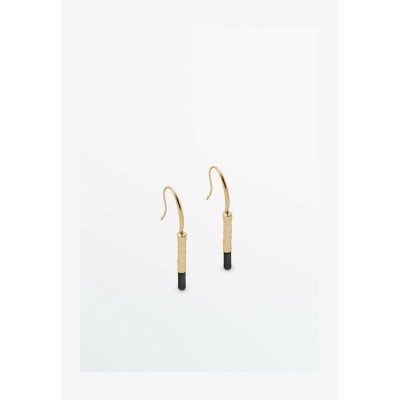 Massimo Dutti MIT STAB UND STEIN - Earrings - gold/gold-coloured