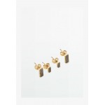 Massimo Dutti MIT STRASS - Earrings - gold/gold-coloured