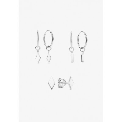 Selected Jewels 3 PACK - Earrings - silber/silver-coloured