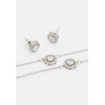 sweet deluxe NECKLACE EARRING BRACELET CORA SET - Earrings - silver-coloured