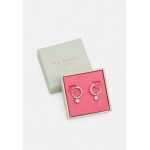 Ted Baker SINALAA HUGGIE - Earrings - silver-coloured/clear/silver-coloured