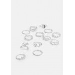 Pieces PCGERALDINE 13 PACK - Ring - silver-coloured