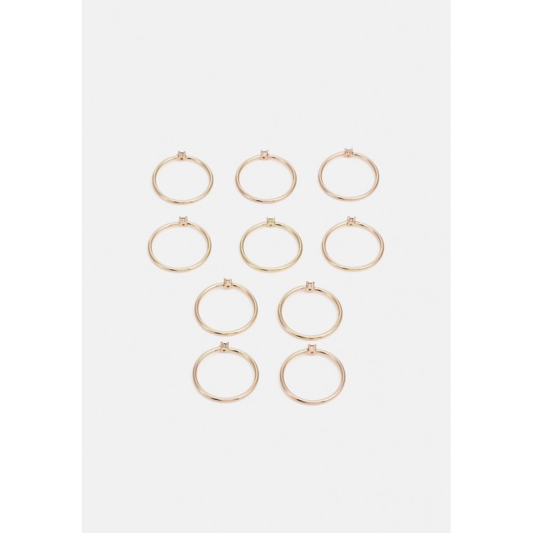 Pieces PCJAMULTA 10 PACK - Ring - gold-coloured